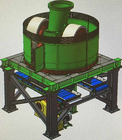 Горячая продажа колесной мельницы MB-180