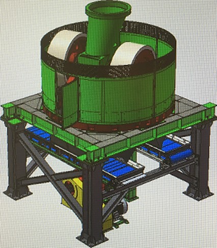 Горячая продажа колесной мельницы MB-180