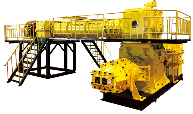 Блочная машина и вакуумный экструдер JKY80/70-4.0