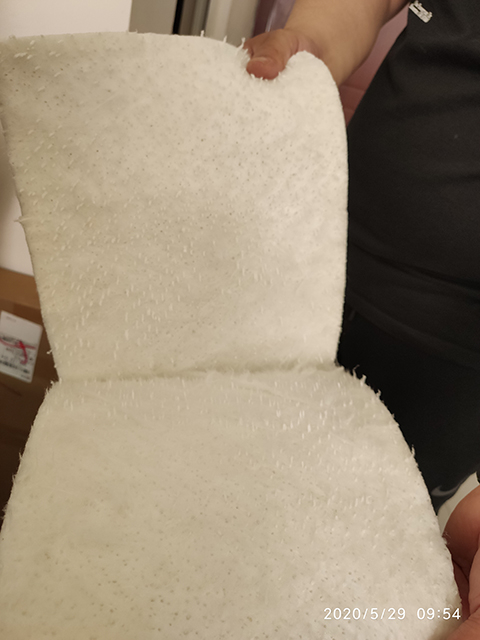 Хлопок из керамического волокна из огнеупорного сырья высокой чистоты белого цвета